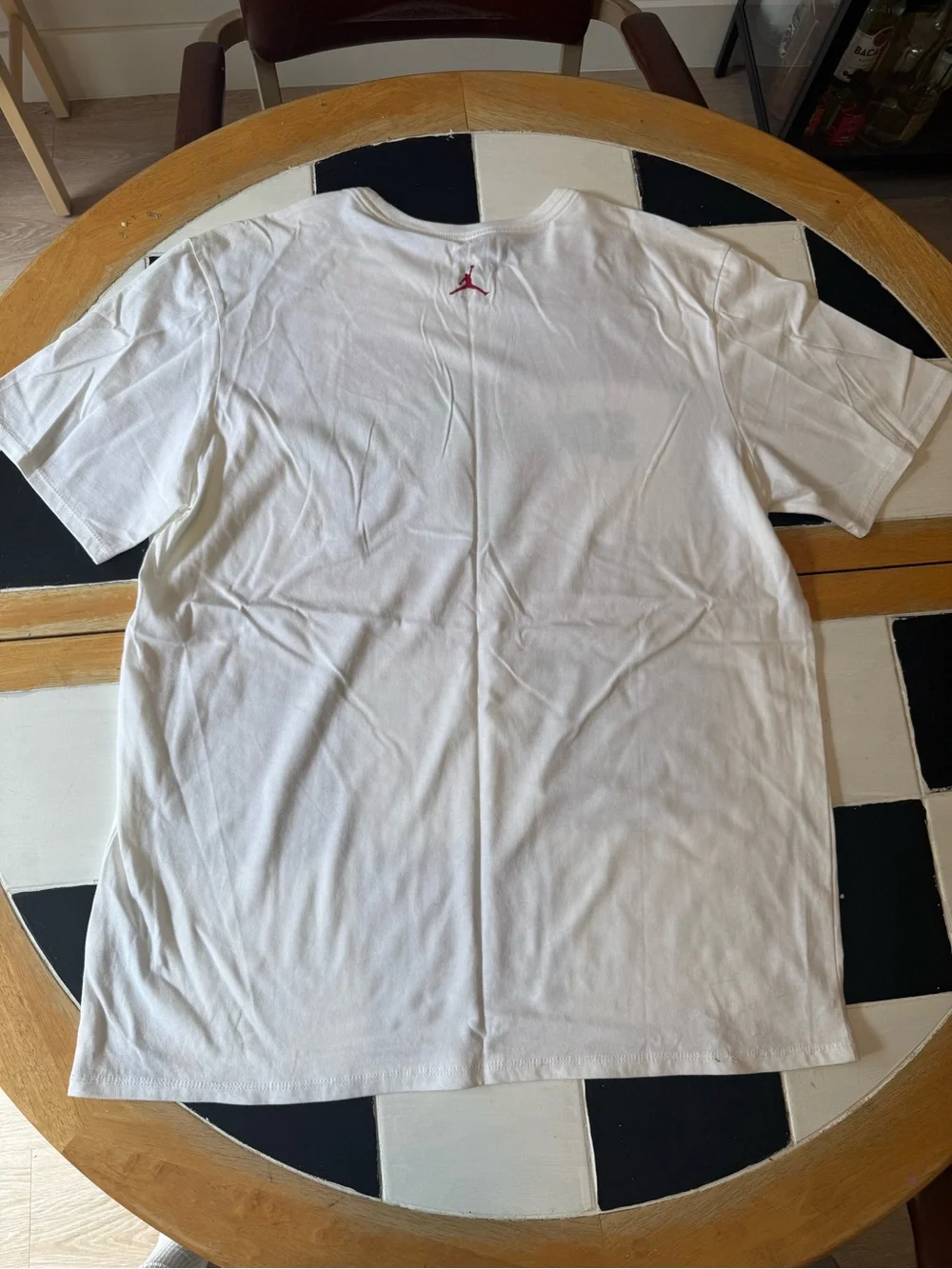 Nike Jordan White Short Sleeve Tee with Green and Red Space Jam Logo